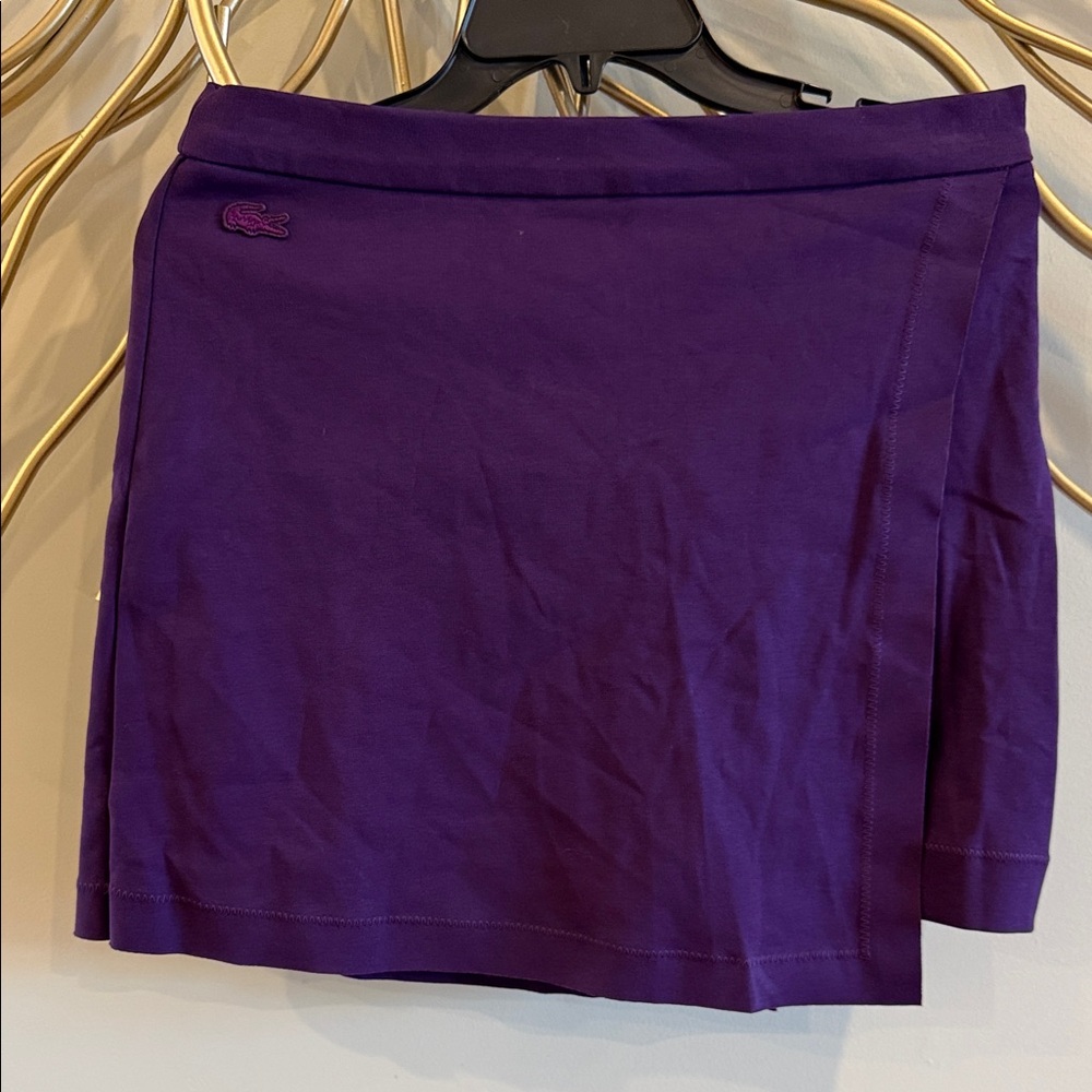 Lacoste Women's Deep Purple Mini Skirt